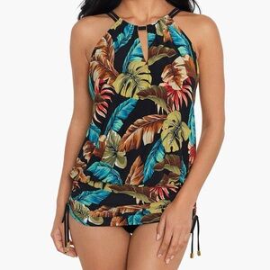 Tropical Print Women's One Piece Swimsuit